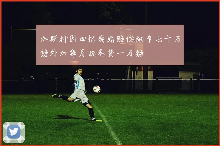 加斯科因回忆离婚赔偿细节七十万镑外加每月抚养费一万镑