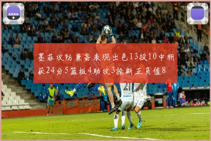 墨菲攻防兼备表现出色13投10中斩获24分5篮板4助攻3抢断正负值8